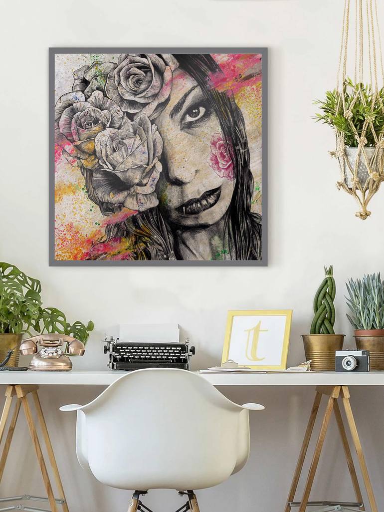Original Figurative Women Drawing by Marco Paludet