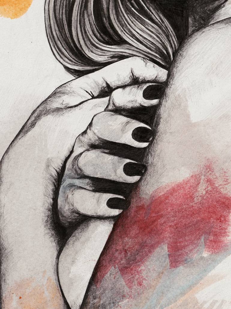 Original Figurative Women Drawing by Marco Paludet