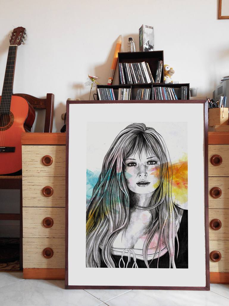 Original Figurative Pop Culture/Celebrity Drawing by Marco Paludet