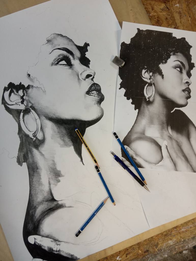 Original Figurative Music Drawing by Marco Paludet