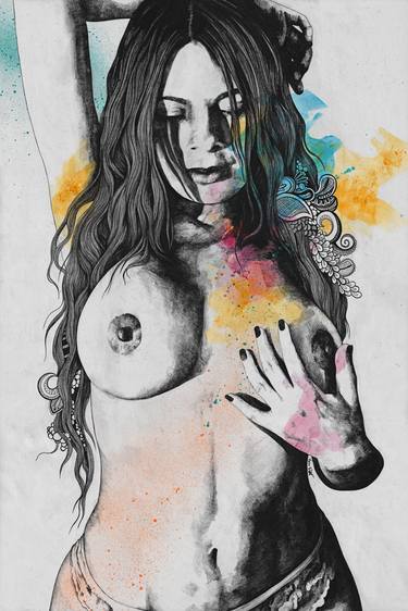 Print of Figurative Erotic Drawings by Marco Paludet