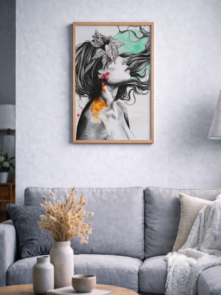 Original Figurative Women Drawing by Marco Paludet