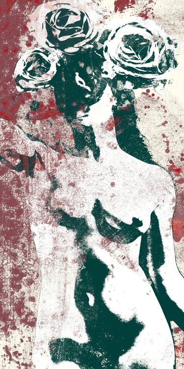 Print of Figurative Erotic Mixed Media by Marco Paludet