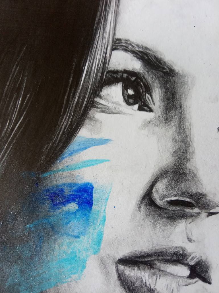 Original Figurative Women Drawing by Marco Paludet