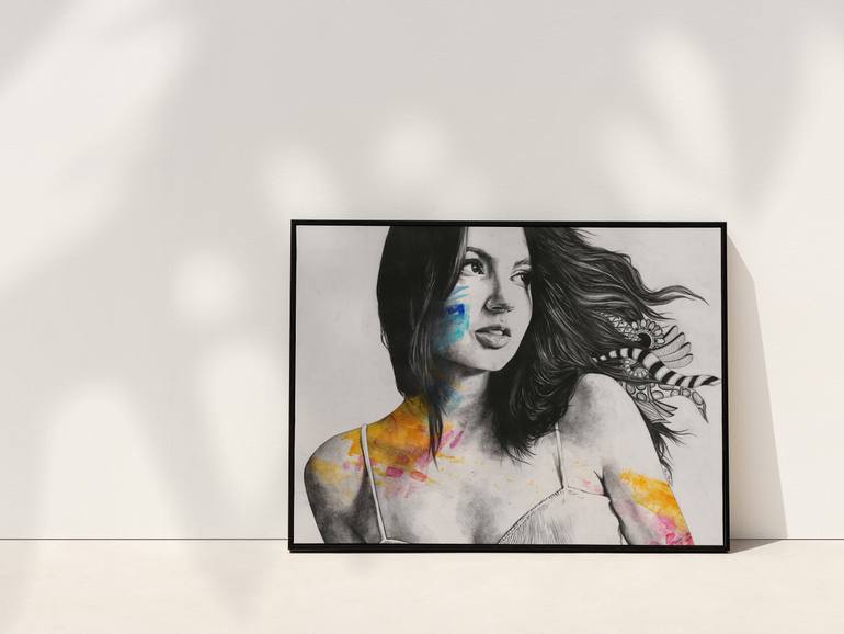 Original Figurative Women Drawing by Marco Paludet