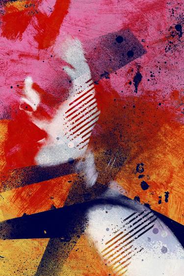 Print of Abstract Graffiti Mixed Media by Marco Paludet