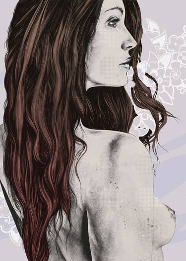 Print of Pop Art Nude Mixed Media by Marco Paludet