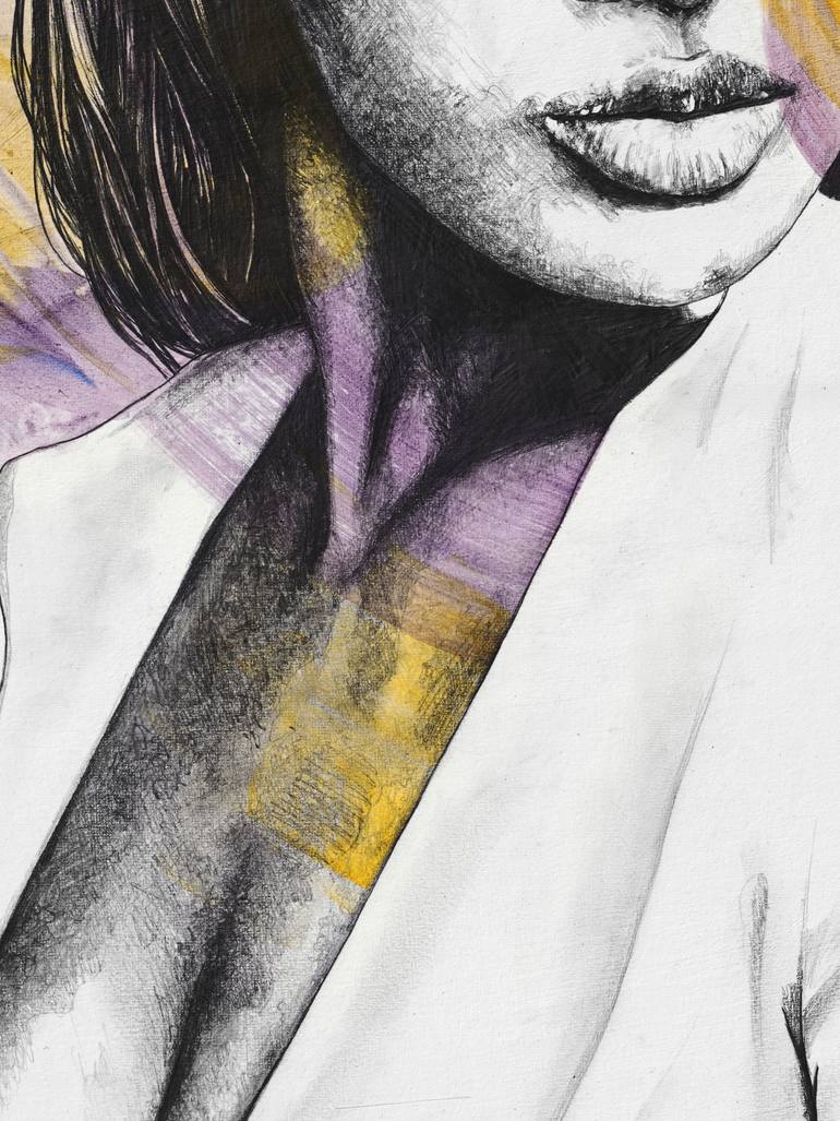 Original Figurative Women Drawing by Marco Paludet