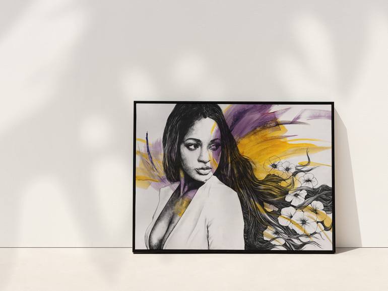 Original Figurative Women Drawing by Marco Paludet
