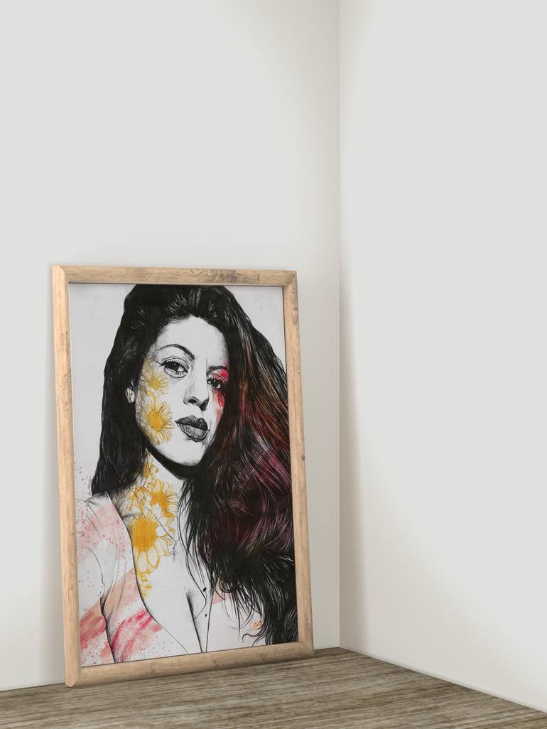 Original Figurative Women Drawing by Marco Paludet