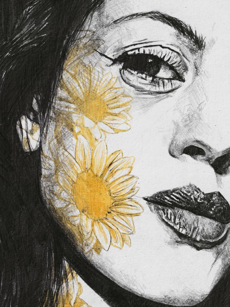 Original Figurative Women Drawing by Marco Paludet