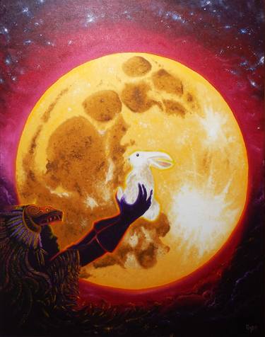 Conejo en la luna (Rigo-Art) thumb