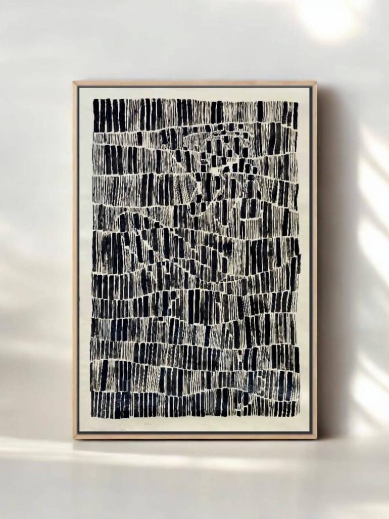 Original Modernism Abstract Paintings by Rebecca Wing Sze Lam