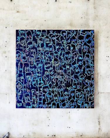 Original Cubism Abstract Paintings by Rebecca Wing Sze Lam