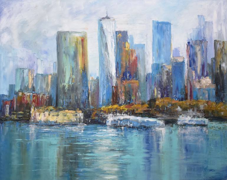 New York City Painting by Juliya JC | Saatchi Art