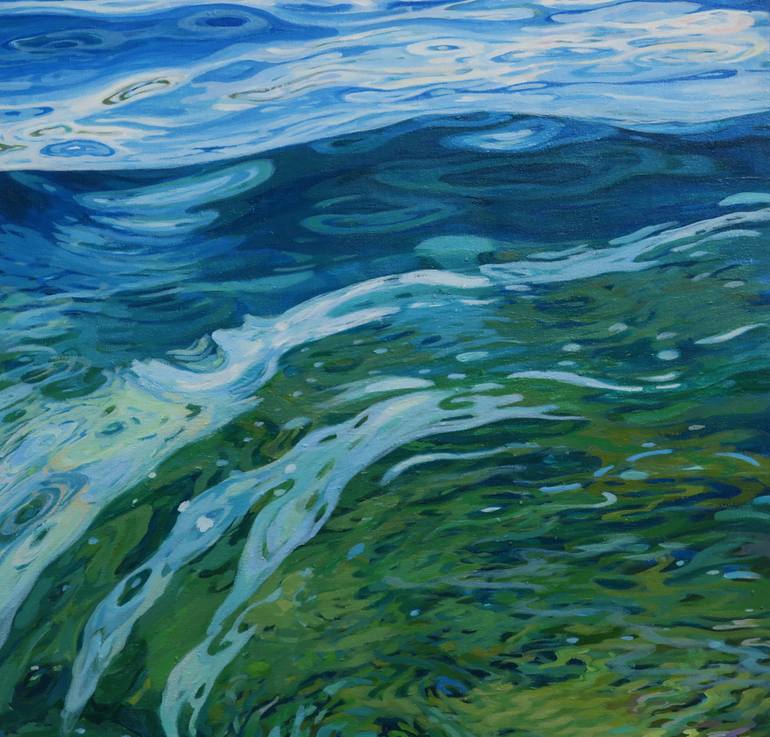 Original Figurative Water Painting by Karen Kruse