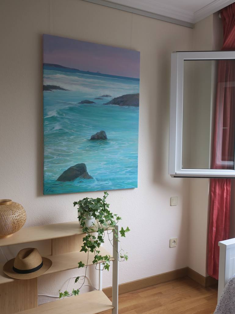 Original Figurative Seascape Painting by Karen Kruse