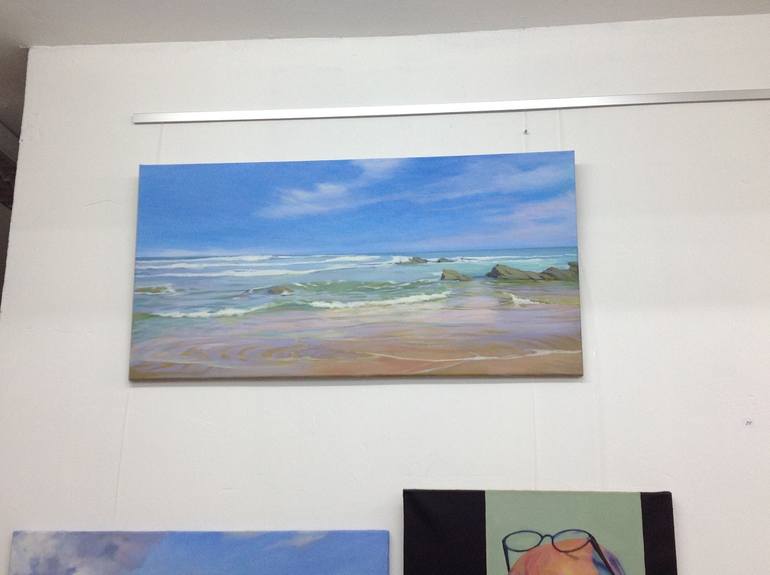 Original Figurative Seascape Painting by Karen Kruse