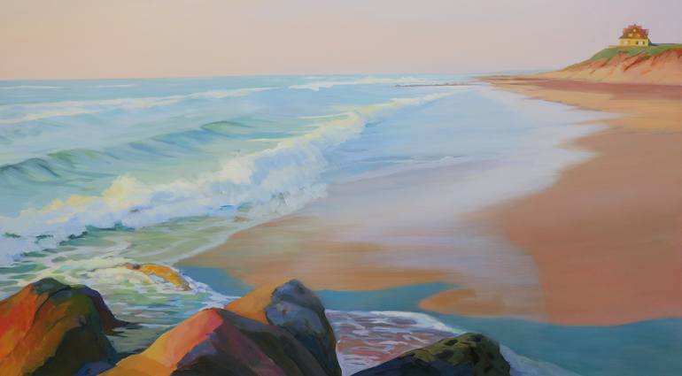 Original Seascape Painting by Karen Kruse