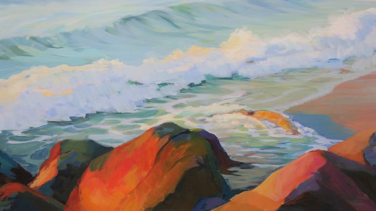 Original Figurative Seascape Painting by Karen Kruse