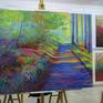On the easel