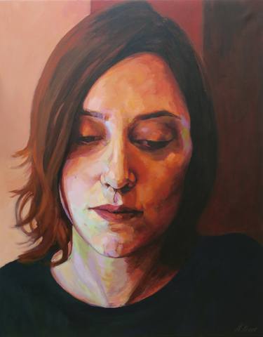 Original Portrait Painting by Karen Kruse