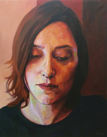 Original Figurative Portrait Painting by Karen Kruse