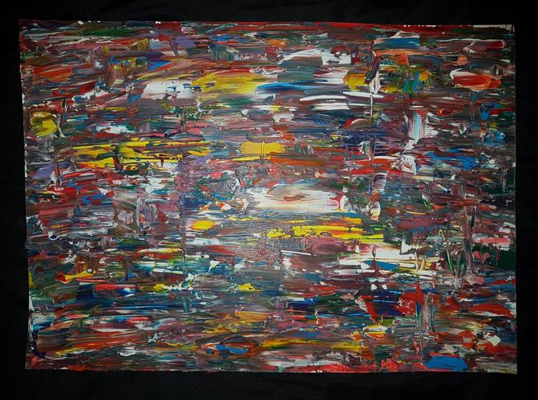 Original Abstract Painting by Naitini St Louis