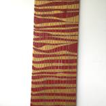 Golden and red stripes by Jil Taylan