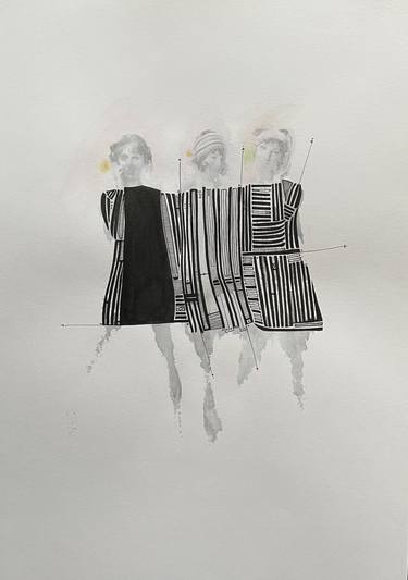 Original Conceptual Women Drawings by Gertie Wentworth