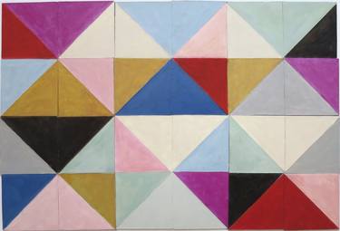 Original Modern Geometric Paintings by Janine Brown