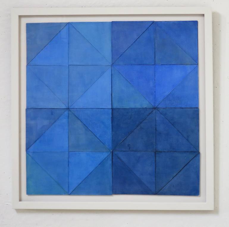 Original Minimalism Geometric Painting by Janine Brown