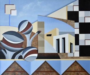 Original Surrealism Landscape Paintings by Cheryl Eggleston