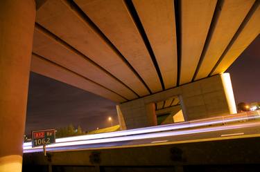 A12 viaduct at night thumb