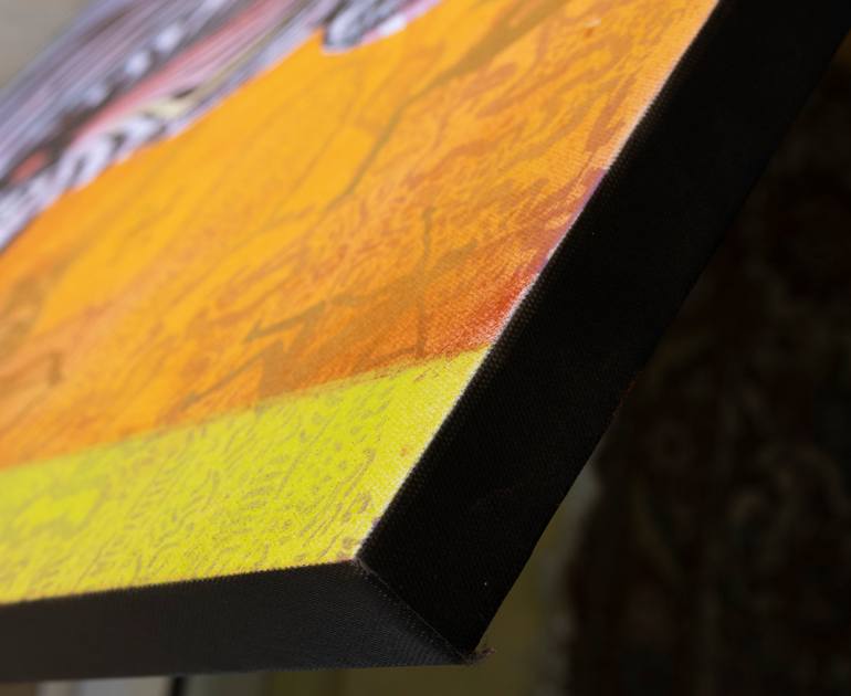 Original Street Art Animal Mixed Media by Ann Gadd