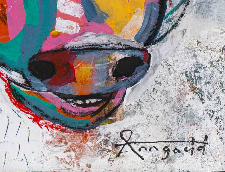 Original Contemporary Animal Painting by Ann Gadd