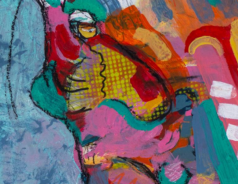 Original Contemporary Animal Painting by Ann Gadd