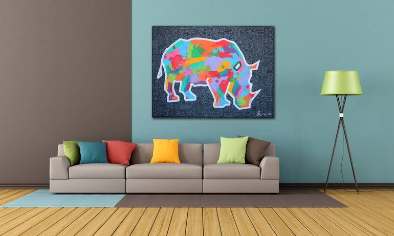 Original Fine Art Animal Painting by Ann Gadd