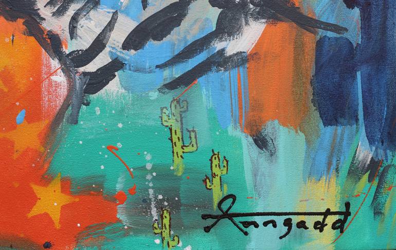 Original Conceptual Animal Painting by Ann Gadd