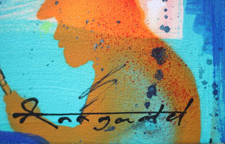 Original Conceptual Graffiti Painting by Ann Gadd