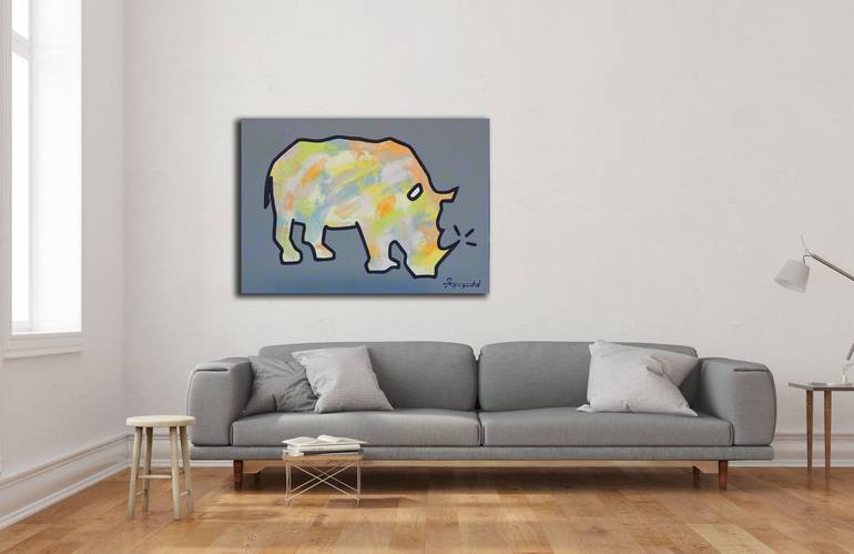 Original Animal Painting by Ann Gadd