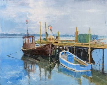 Print of Fine Art Boat Paintings by Maryna Kisiv