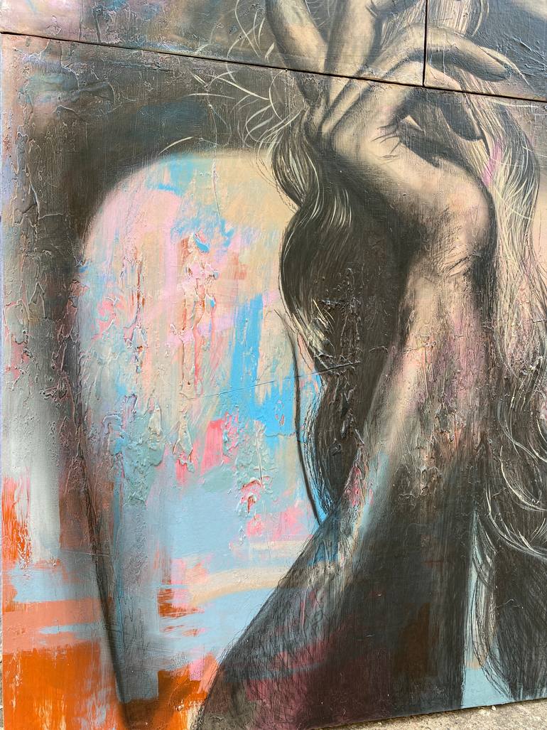 Original Abstract Expressionism Politics Painting by Ariel Betancourt