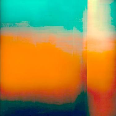Rothko Inspirations in Orange and Turquoise Artistry 1 thumb