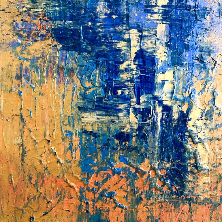 Original Abstract Expressionism Abstract Painting by Nicola Ann Beykirch