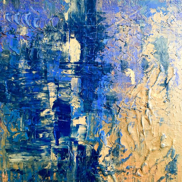 Original Abstract Expressionism Abstract Painting by Nicola Ann Beykirch