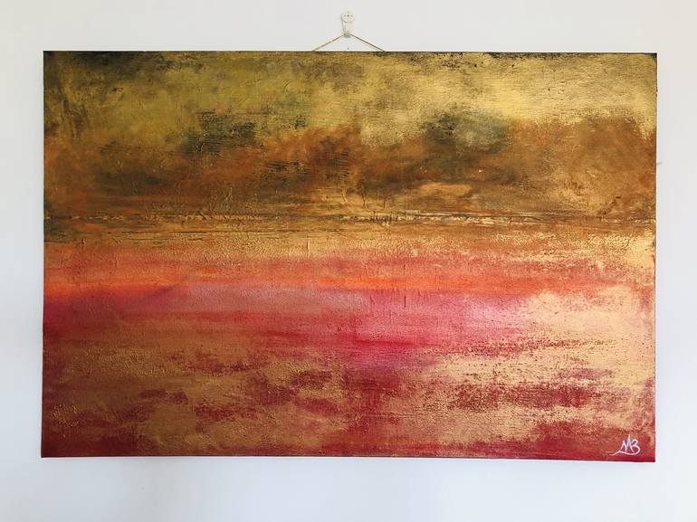 Original Abstract Expressionism Abstract Painting by Nicola Ann Beykirch