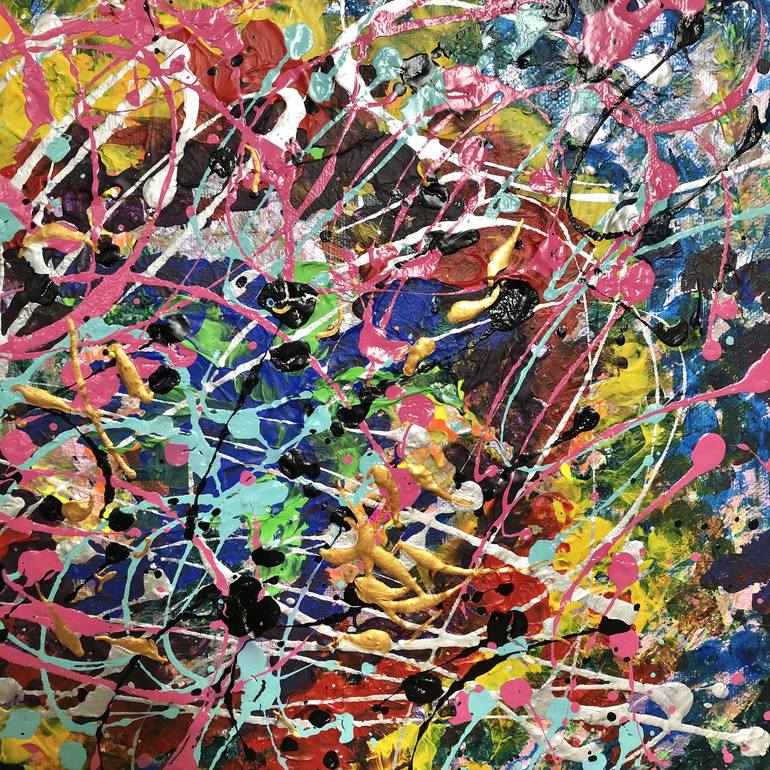 Original Abstract Painting by Nicola Ann Beykirch