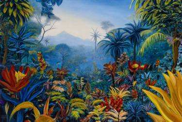 Original Conceptual Landscape Paintings by Carlos Arriaga