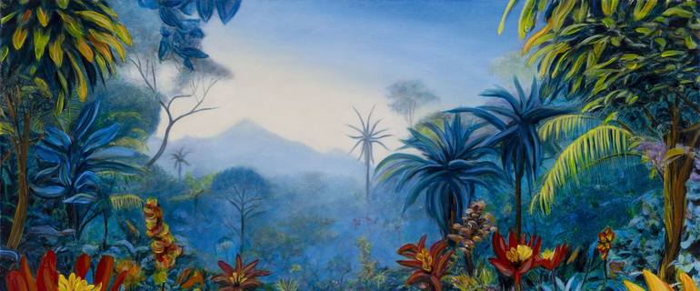 Original Nature Landscape Painting by Carlos Arriaga